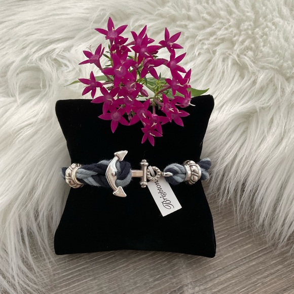 Brighton Jewelry - ⚓️💙NEW BRIGHTON Vintage Seaside Surf Coastal Twisted Rope & Anchor Bracelet